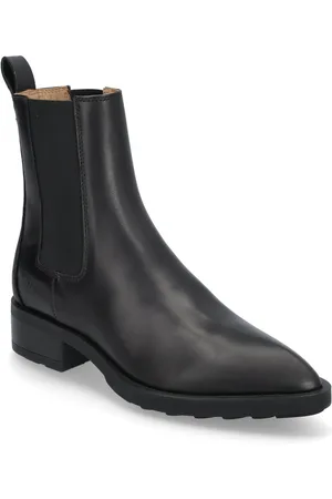&Copenhagen Cph326 Leather Black Shoes Chelsea Boots Black