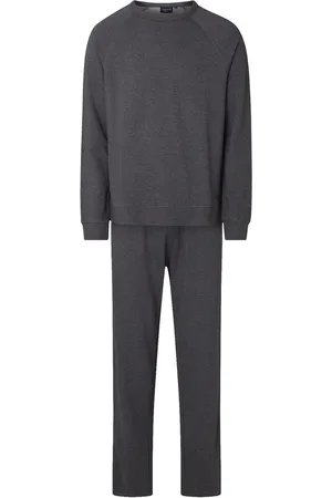 Lexington Alfred Jersey Pajama Set Pyjamas Nattøj Grey