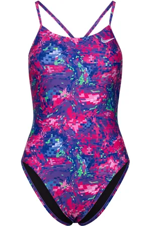 Nike Nike W Lace Up Tie Back Op Hydrastrong Sport Sport Clothing Sport Swimwear Sport Swimsuits Purple