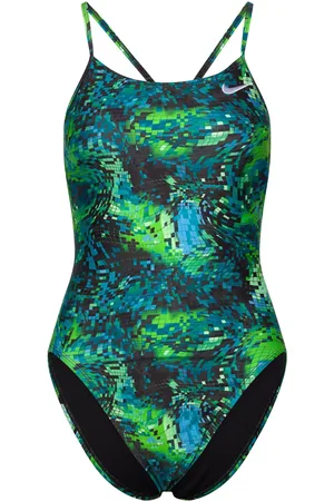 Nike Nike W Lace Up Tie Back Op Hydrastrong Sport Sport Clothing Sport Swimwear Sport Swimsuits Blue