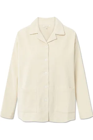 Studio Feder Silja Shirt - Corduroy Tops Shirts Long-sleeved Beige