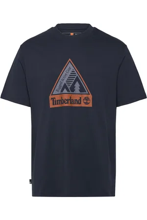 Timberland Outdoor Inspired Front Graphic Tee Dark Sapphire Designers T-Kortærmet Skjorte Navy
