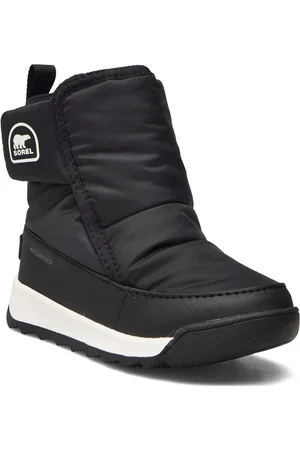 sorel Childrens Whitney Ii Plus Bootie Wp Vinterstøvler Pull On Black