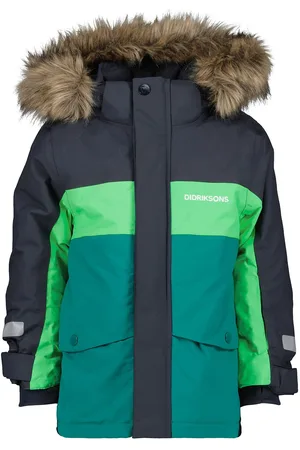 Didriksons Bjrven Kids Parka 2 Parka Jakke Green