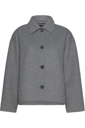 Lindex Jacket Melissa Unlined Melange Outerwear Jackets Light-summer Jacket Grey
