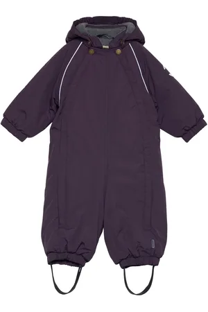 Mikk-Line Nylon Baby Suit - Solid Outerwear Coveralls Snow-ski Coveralls & Sets Purple