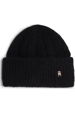 Tommy Hilfiger Th Timeless Beanie Accessories Headwear Beanies Black