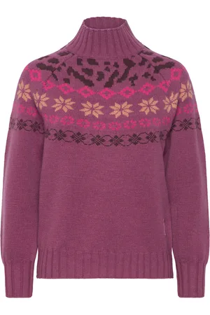 Kari Traa Ingrid Knit Sport Women Sport Clothing Sport Sweatshirts & Hoodies Sport Knitwear Purple
