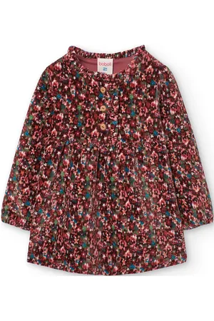 Boboli Dress Knit For Baby Girl -Bci Dresses & Skirts Dresses Casual Dresses Long-sleeved Casual Dresses Multi/patterned