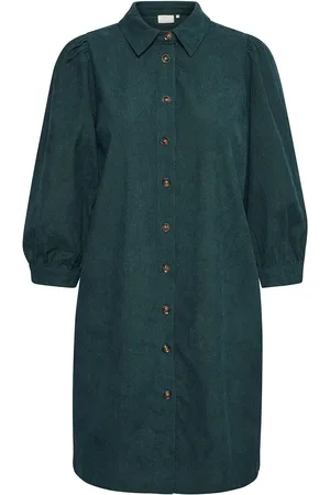 Kaffe Kaeve Corduroy Dress Kort Kjole Navy