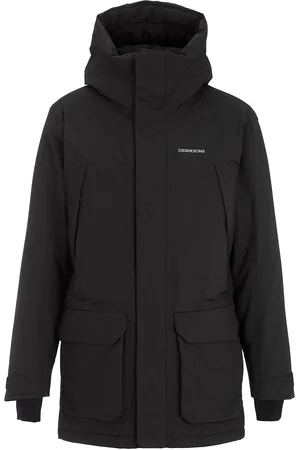 Didriksons Marek Usx Parka Parka Jakke Black