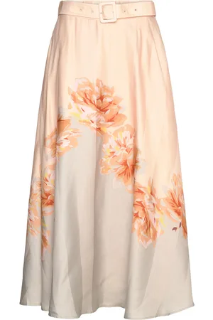by Ti Mo Striped Skirt Skirts Maxi Skirts Pink