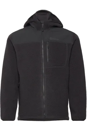 Jack Wolfskin Kammweg Pile Fz M Sport Sport Clothing Sport Sweatshirts & Hoodies Sport Hoodies Navy