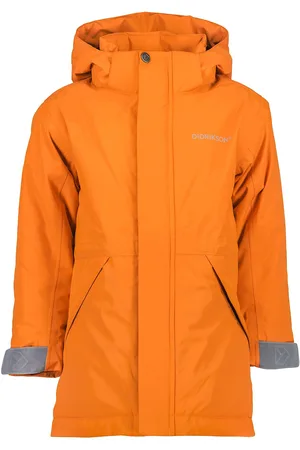 Didriksons Tundran Kids Parkas Parka Jakke Orange