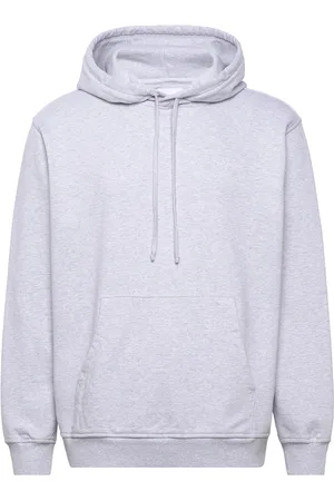 Nikben Nb Half Moon Hoodie Grey Tops Sweatshirts & Hoodies Hoodies Purple