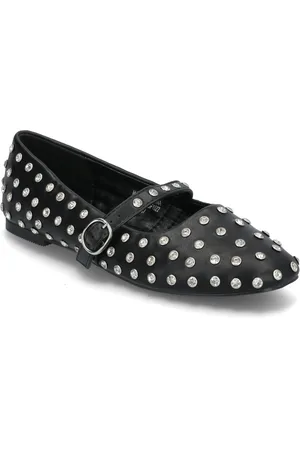 Bianco Fall Simili Mary Jane #P Ballerinasko Ballerinaer Black