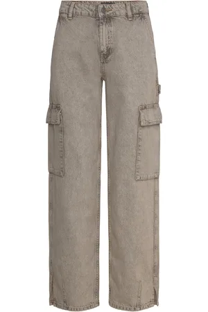 Desigual Casandr Bottoms Jeans Wide Grey