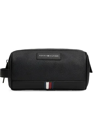 Tommy Hilfiger Th Business Pu Washbag Toilettaske Black