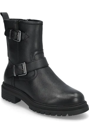 Tamaris Women Boots Shoes Boots Ankle Boots Ankle Boots Flat Heel Black