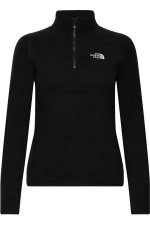 The North Face W 100 Glacier 1/4 Zip - Eu Sport Sweatshirts & Hoodies Fleeces & Midlayers Black