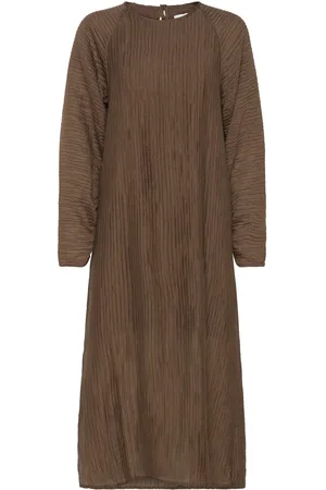 Norr Room Dress Knælang Kjole Brown