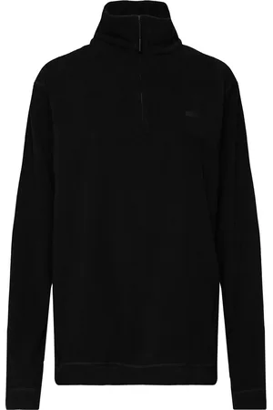 Rains Addis Fleece Half Zip Tops Knitwear Half Zip Jumpers Black