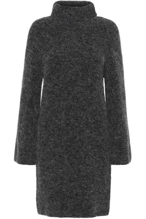 Gestuz Alphagz Rollneck Dress Kort Kjole Grey