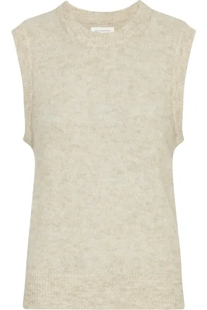MSCH Mschhope Vest Vests Knitted Vests Cream
