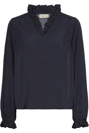 FRANSA Frjulina Bl 1 Tops Blouses Long-sleeved Navy