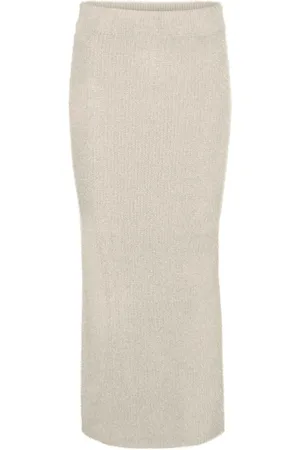 VERO MODA Vmpuff Nw Calf Pencil Skirt Boo Skirts Knee-length & Midi Skirts Cream