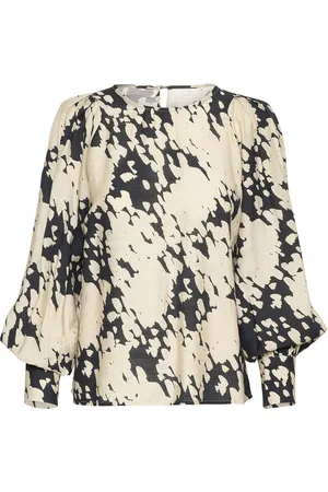 Kaffe Kalouise Blouse Tops Blouses Long-sleeved Cream