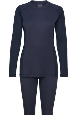 Craft Thermal Baselayer Set W Tops Base Layer Sets Navy
