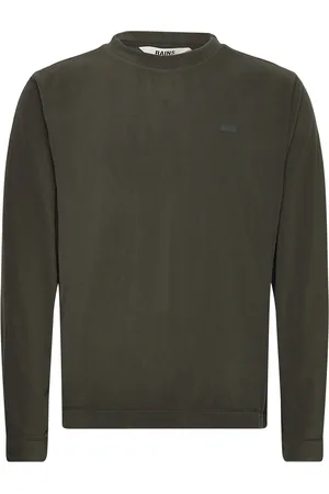 Rains Addis Fleece Crewneck Designers T-Langærmet Skjorte Green