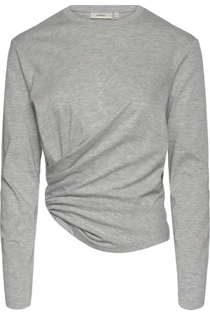 INWEAR Colleniw Ls Tops Shirts Long-sleeved Grey