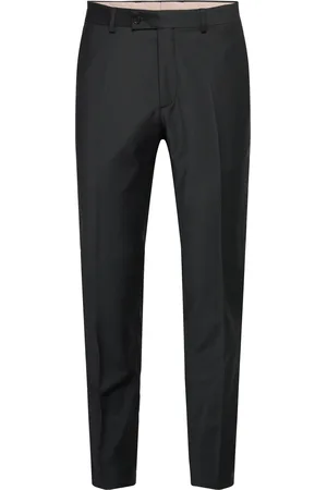 Morris Wool Suit Trs Bottoms Trousers Formal Black