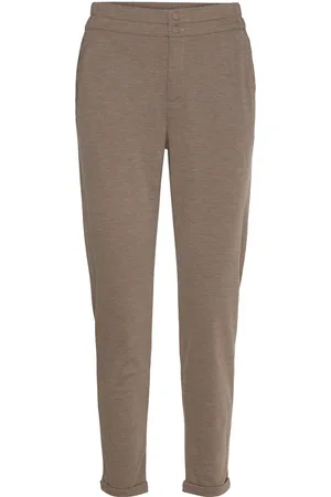 Freequent Fqnanni-Ankle-Pa Bottoms Trousers Joggers Khaki Green