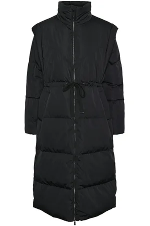 Y.A.S Racca Long Down Coat S. Foret Jakke Black