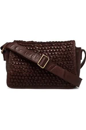 DEPECHE Cross Over Bags Crossbody Bags Brown