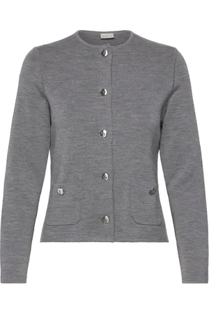 BALMUIR Monaco Cardigan Tops Knitwear Cardigans Grey