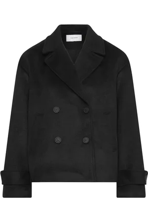 BUBBLEROOM Renate Short Wool Blend Jacket Uldjakke Jakke Black