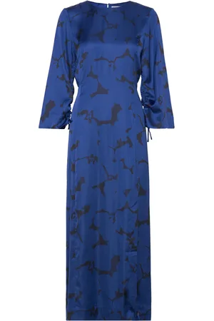 INWEAR Mehinaiw Dress Maxikjole Festkjole Blue