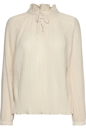 Part Two Myrapw Bl Tops Blouses Long-sleeved Cream