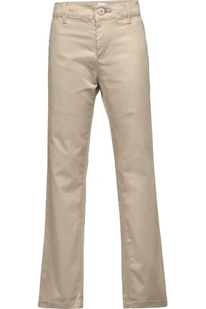 Grunt Gradib Street Loose Chino Bottoms Chinos Beige
