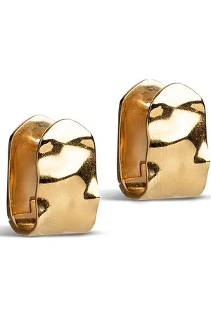 Enamel Ziva Hoops Accessories Jewellery Earrings Hoops Gold