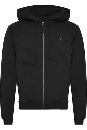 AllSaints Raven Hoody Tops Sweatshirts & Hoodies Hoodies Black