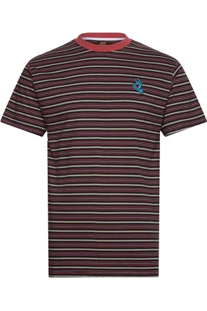 Santa Cruz Mini Hand Stripe Tops T-Kortærmet Skjorte Black