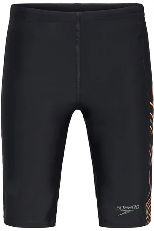 Speedo Boys Plastisol Placement Jammer Sport Swimshorts Black