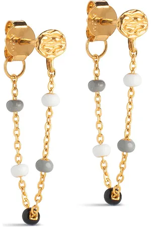 Enamel Lola Earring Ørestickere Smykker Gold