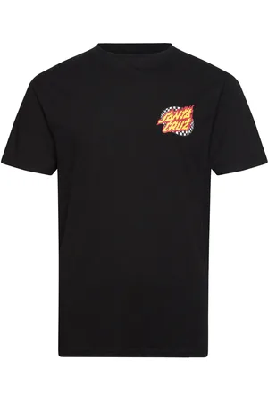 Santa Cruz Goal Flame Tops T-Kortærmet Skjorte Black