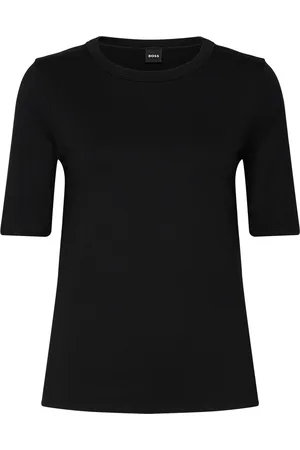 HUGO BOSS Efita Designers T-shirts & Tops Short-sleeved Black